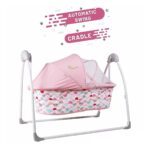 R FOR RABBIT Lullabies Baby Cradle with Remote Control & Mosquito Net - Pink