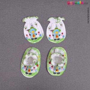 Mitten & Booties Set for New Born Babies