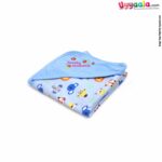 Baby Hooded Towel Premium Double Layered,100% Cotton Hosiery with Animals Print 0+m Age , Size (93*67cm)