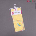 BABY STATION Hooded Single Layer Towel Hosiery Cloth Plain Chick Print