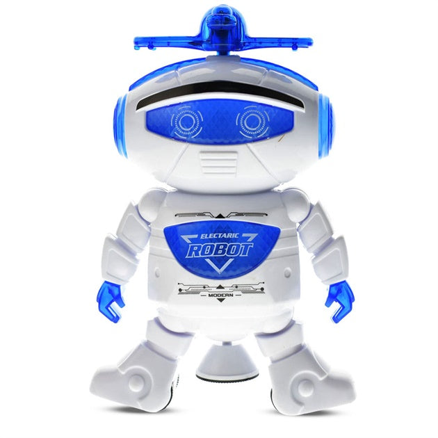 Buy Dancing Robot Battery Toy with 360° Spinning, Lights & Music Online in India at uyyaala.com