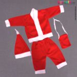 SANTA CLAUS Dress Set with Cap & Gift Bag