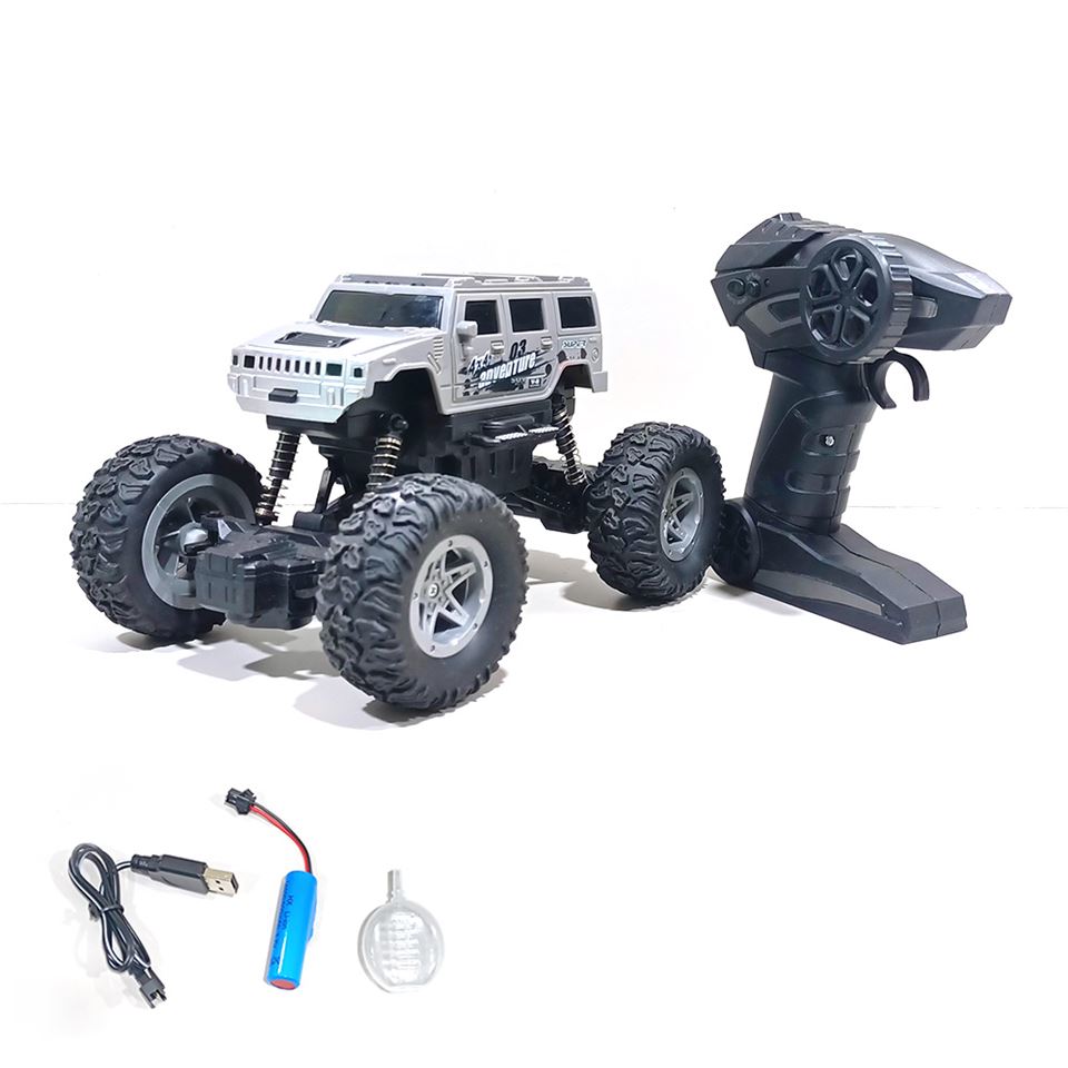 Buy Hummer Monster Truck Remote Control Toy for Small Children - Gray Online at uyyaala.com