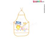 Baby Feeding Bib, Top & Back Tieing Apron Model, Cartoon Print