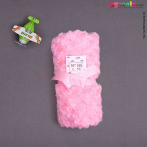 Baby Fur Rose Blanket 0-24m Age