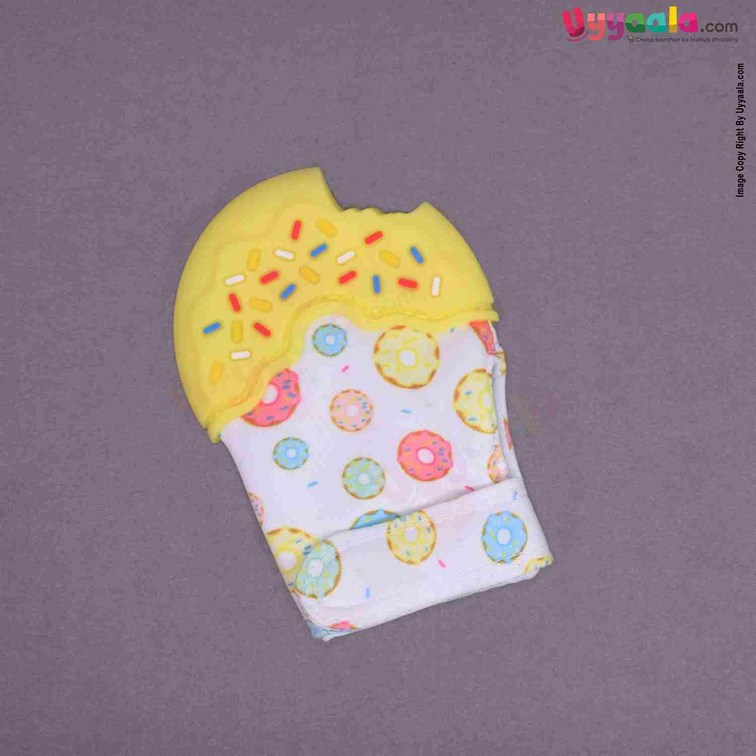 Baby Teething Mitten Ice Cream Shape