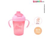 MOMS LOVE Twin Handle Spout Model Double Wall Training Cup Sipper 210ml Age 12m+