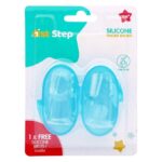 Buy 1st Step Silicone Finger Toothbrush for Baby with Storage Case - Blue Online in India at uyyaala.com