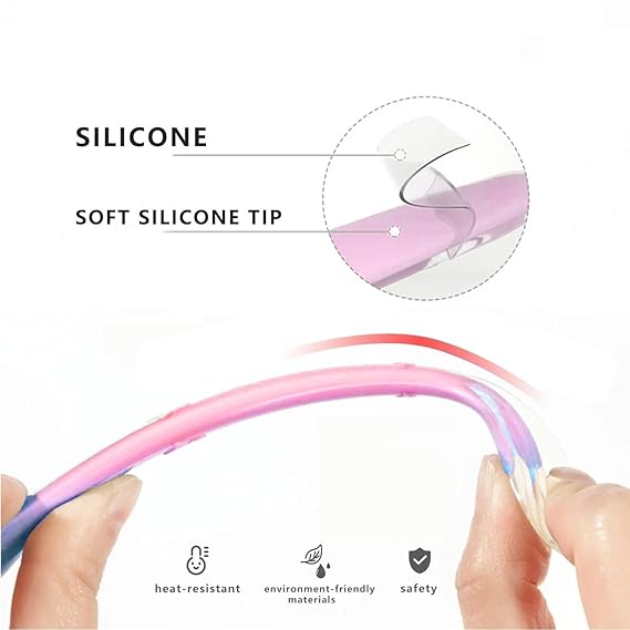 Buy 1st Step Silicone Spoon with long handle for Baby - Pink (Pack of 2) Online in India at uyyaala.com