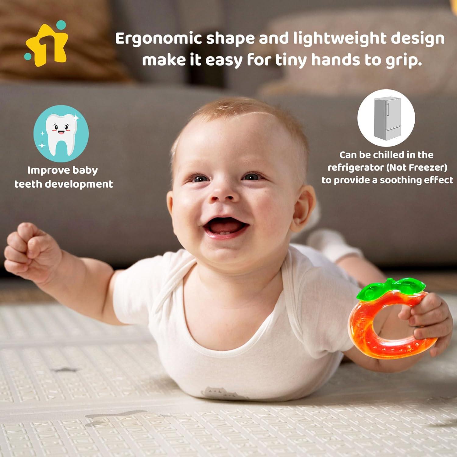Buy 1st Step Tomato shaped Silicone Baby Teether BPA Free - Red Online in India at uyyaala.com
