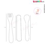 LITTLE HOME BABY Food Masher (BPA Free) Bowl with Fork Spoon & Wooden Masher