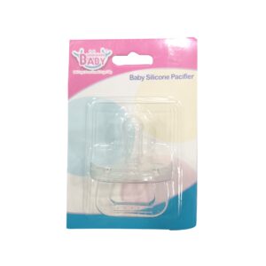 Mommas Baby Silicone Pacifier for Baby - Transparent