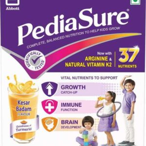 ABBOTT Pediasure Complete Balanced Nutrition to Help Kids Grow Box Nutrition Drink (Refill Pack), Kesar Badam Flavour