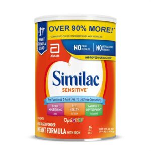 Similac Sensitive Infant Formula For Fussiness & Gas Due to Lactose Sensitivity - 1.13kg