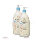 AVEENO BABY daily moisture lotion, pack of 2- 532ml each