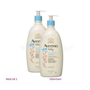 AVEENO BABY daily moisture lotion, pack of 2- 532ml each