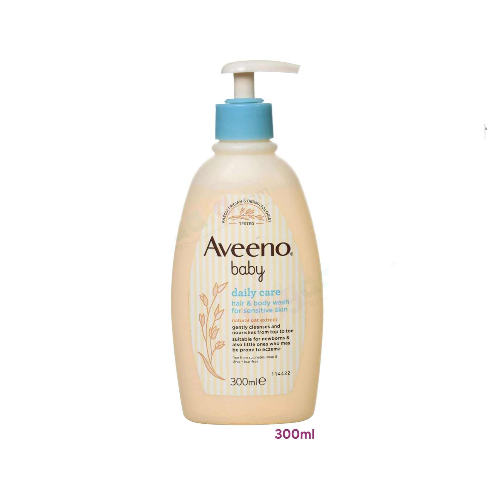 AVEENO BABY daily care hair & body wash for sensitive skin, natural oat extract - 300ml