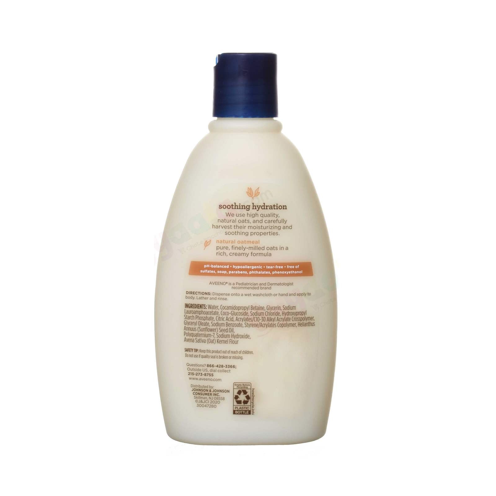 Aveeno Baby Creamy wash soothing hydration, natural oatmeal - 236 ml