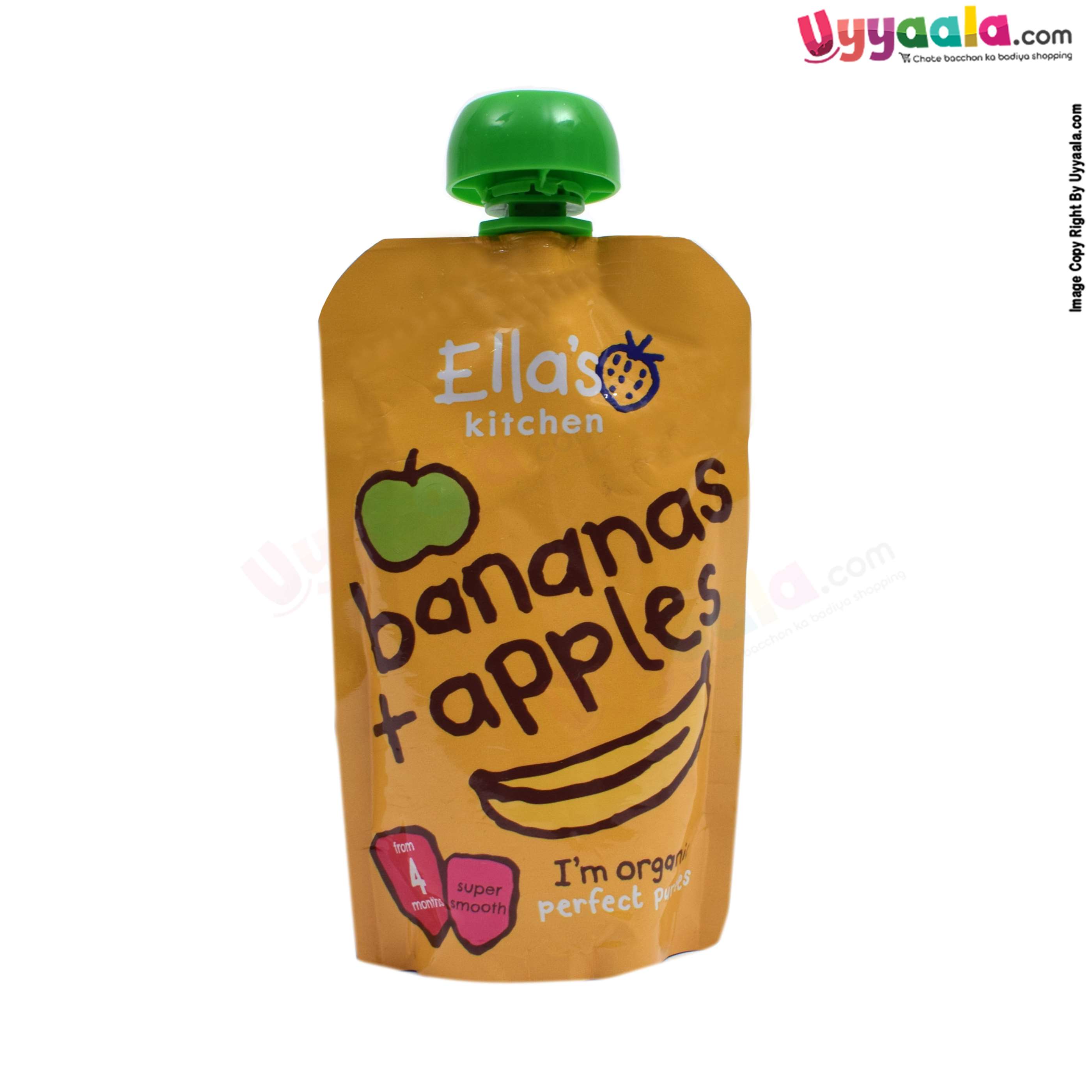 Ella's Kitchen Organic Baby Puree with Bananas, Apples