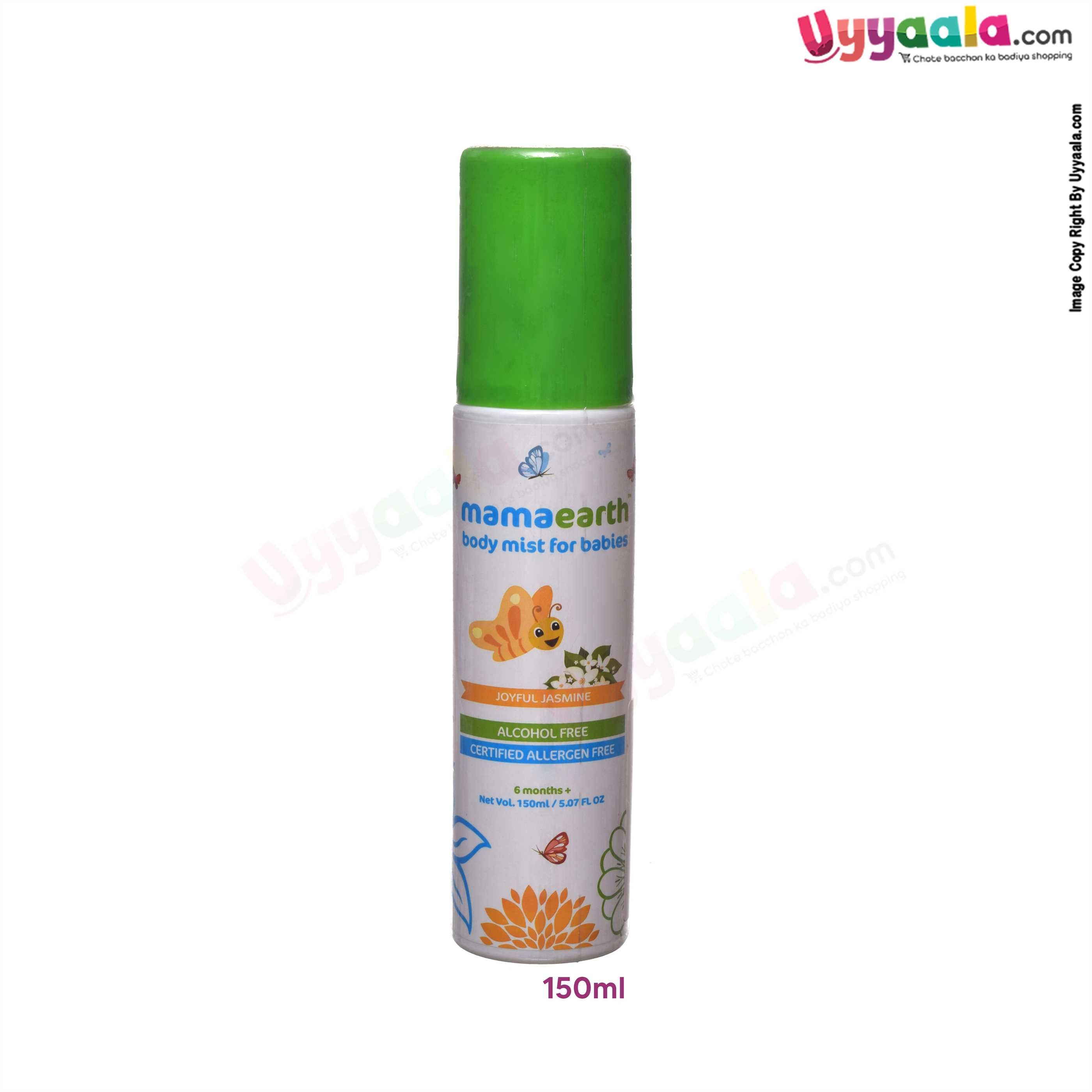 MAMAEARTH Body mist for babies, joyful jasmine - 150ml