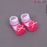 SUN SHINE BABY Accessory set for kids with cap and socks - pink, 0-12 months