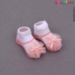 BABY Accessory set for kids with cap and socks - orange, 0-12 months