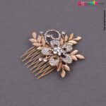Fancy metal hair pin with stones for kids