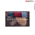 BLOSSOM JUNIOR Cathy panty, premium cotton for kids pack of 3 - blue & red , 6 -12 months