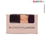 BLOSSOM JUNIOR Bloomer, premium cotton for girls, pack of 3 - multi color, 2 - 4 years