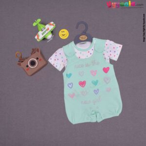 Half romper for baby girl