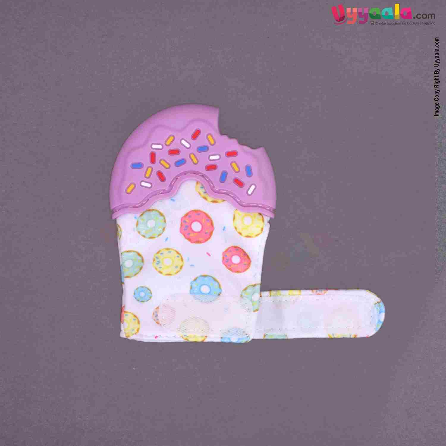 Baby Teething Mitten Ice Cream Shape