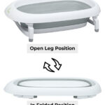 R for Rabbit Bubble Double Elite Baby Bath Tub for Kids of 0 to 3 years Color Grey