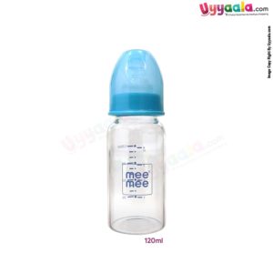 MEE MEE Glass Feeding Bottle Narrow Neck Premium 120ml 1+m Age