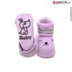 QBEIR Hosiery Cotton Baby Socks with Print, 0 to 12m Age