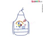 Baby Feeding Bib, Top & Back Tieing Apron Model, Cartoon Print, 1-4Y Age, Size (51*36cm)