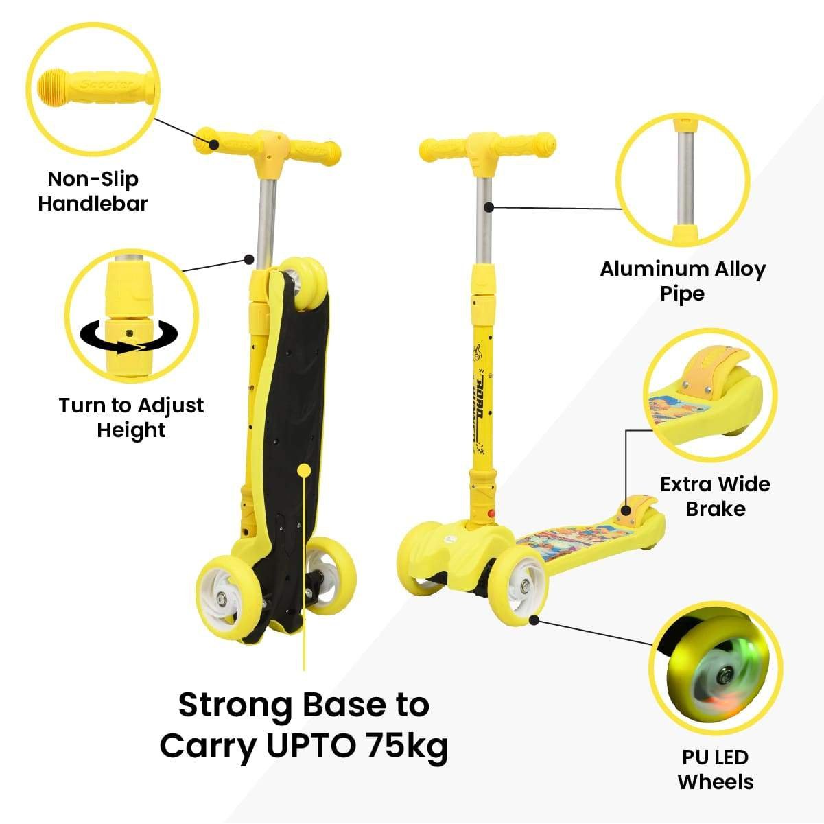 R for Rabbit Road Runner Scooter for Kids - The Smart Kick Scooter for Kids