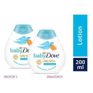 BABY DOVE Rich Moisture Baby Lotion 100% Skin Natural - 200ml