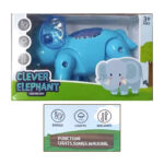 Buy Elephant Battery Operated Toy With Lights & Music - Blue Online in India at uyyaala.com