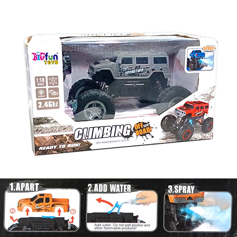 Buy Hummer Monster Truck Remote Control Toy for Small Children - Gray Online at uyyaala.com