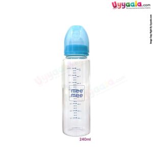 MEE MEE Glass Feeding Bottle Narrow Neck Premium 240ml, 3+m Age