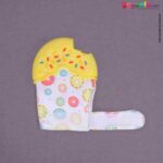 Baby Teething Mitten Ice Cream Shape