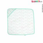 BABYS GIFT Cotton Hosiery Hooded Towel for Babies with Animals Print 1pc 0+m Age