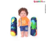 Baby soft cotton Bolster pillow with Dinosaur print