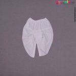 Soft linen cotton ethnic wear kurta & dothi set for boys - white