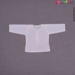 Soft linen cotton ethnic wear kurta & dothi set for boys - white