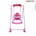 EBALE Garden swing with music for babies - 6 + months, pink