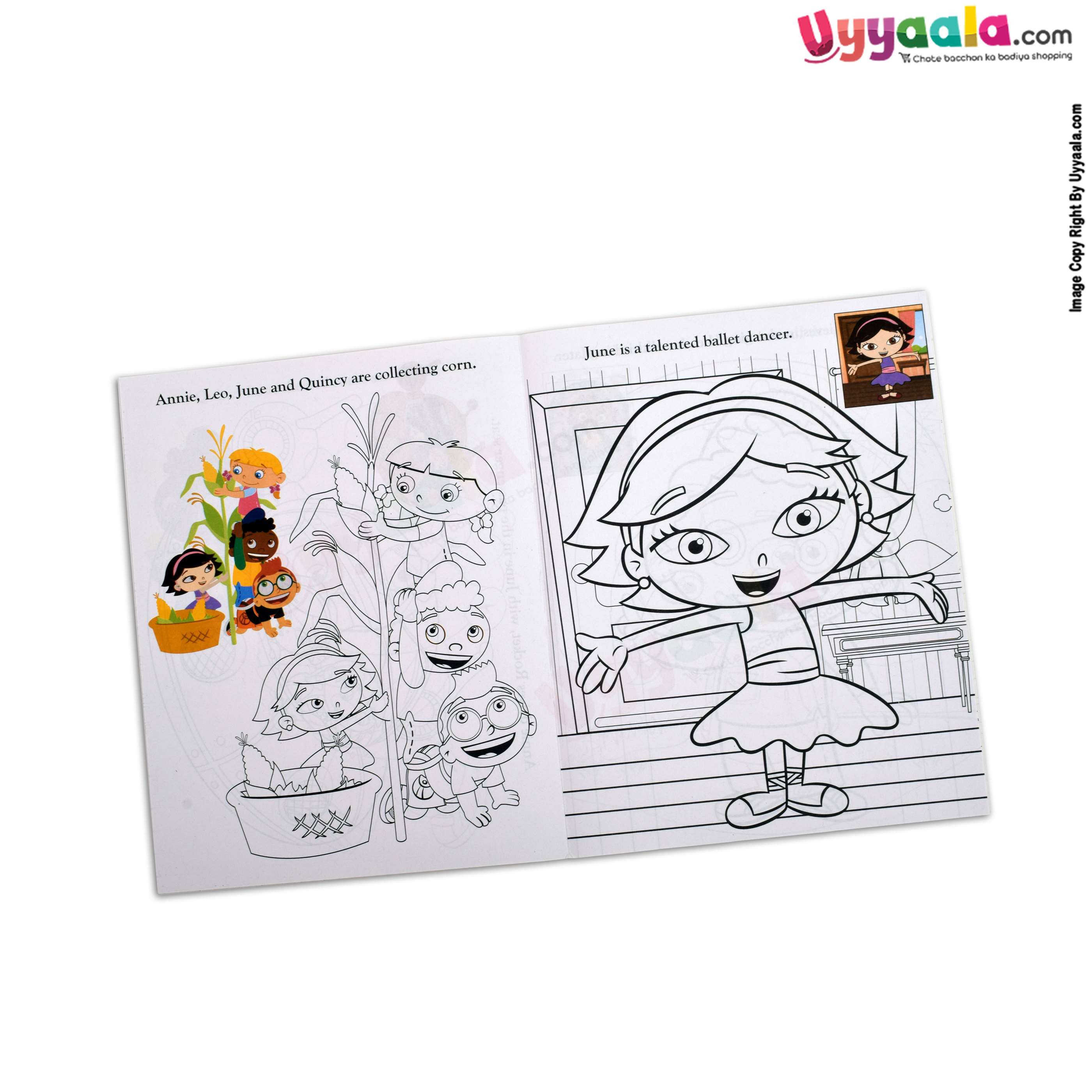 Disney little einsteins, copy color pack of 4 - 4 volumes free 12 wax crayons, 4 + years