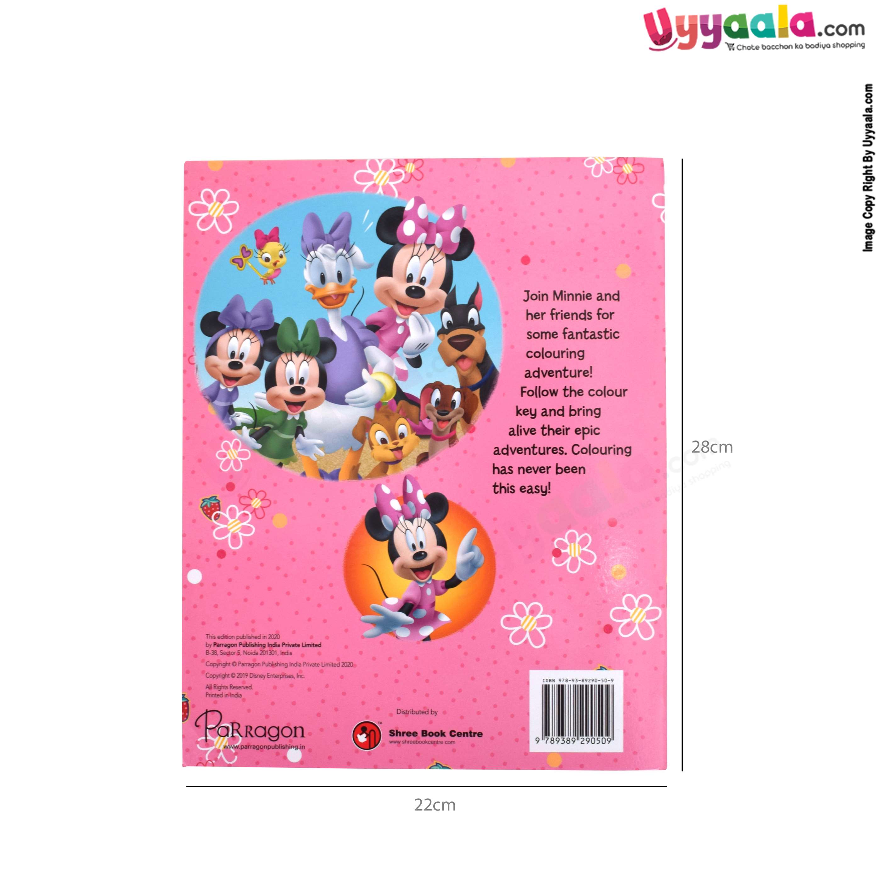 Disney junior minnie - color by number, 4 + years