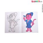 Look 'n' color - a copy coloring book, pack of 3 - 3 volumes, with free 12 sketch pens - 4 + years