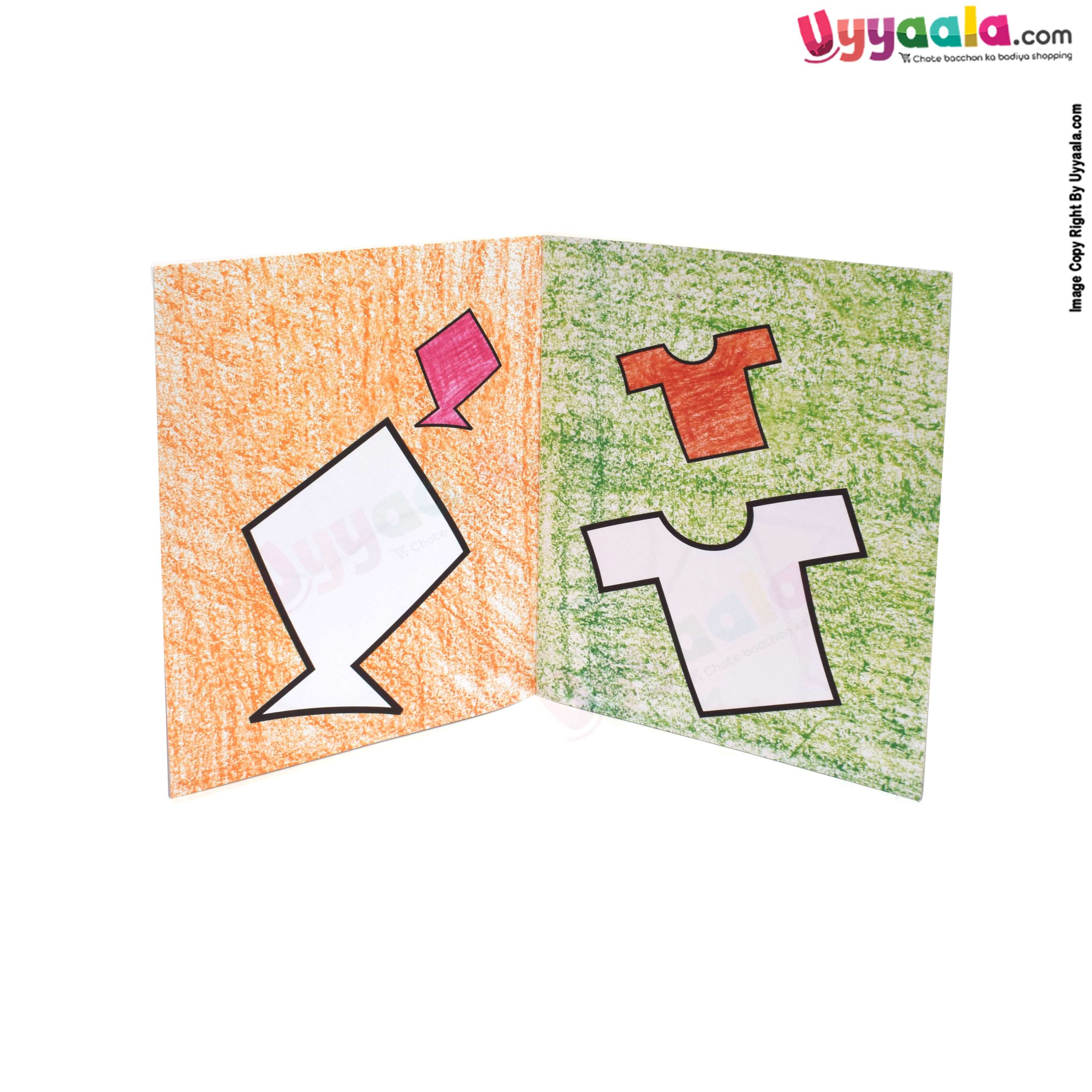 My first fun with crayons, yellow book - fun activity books, 2 - 6 years